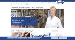 Desktop Screenshot of igefa.de